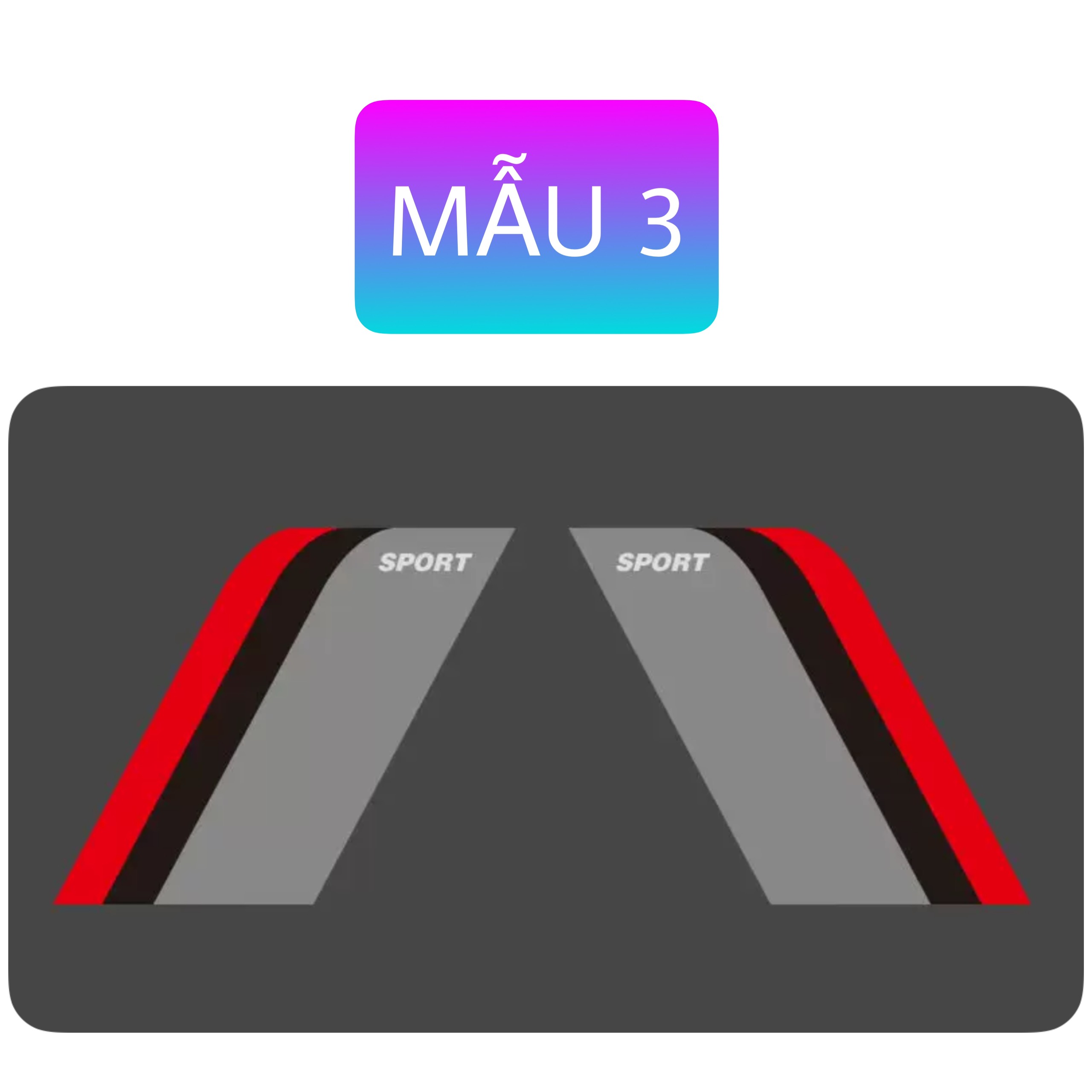 Tem dán sport xe hơi decal dán trang trí xe phong cách phi cơ. Miếng dán trang trí cho sendan hay SUV - Ảnh 13