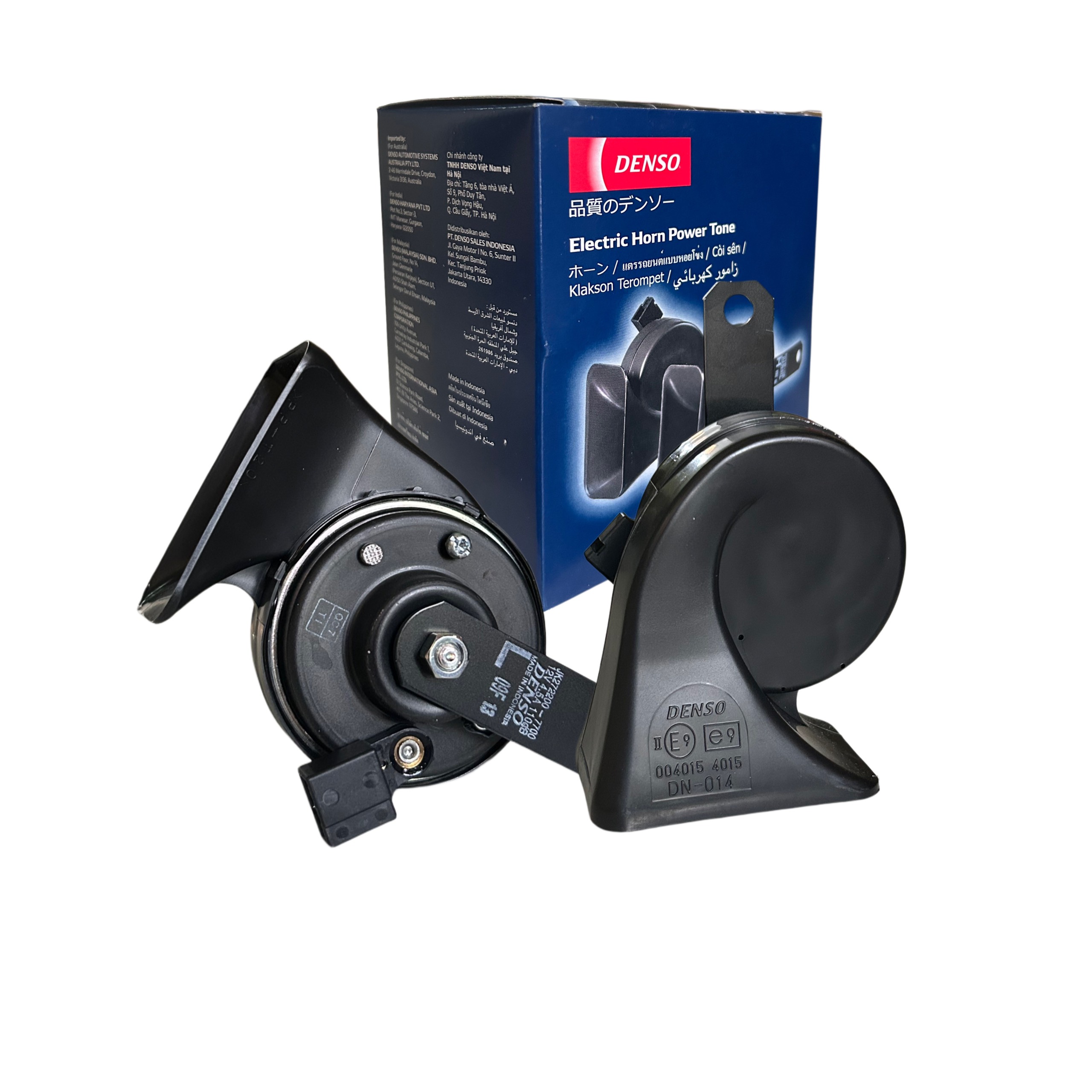 Còi sên Denso chính hãng 1 jack cho xe Toyota sản xuất tại Indonesia. Jack zin cắm trực tiếp không chế dây - Ảnh 3