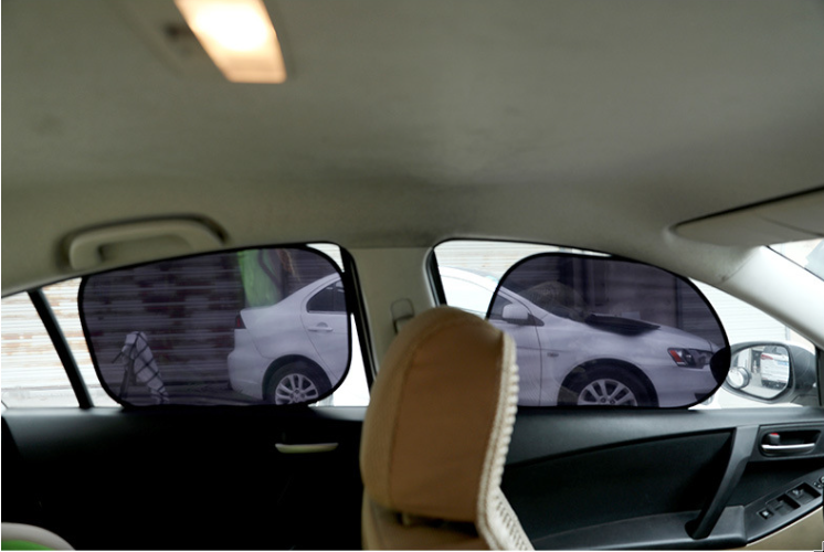 Tấm che nắng cao su non cửa bên ô tô, xe hơi - Tự hút không cần đế hít. Tấm chắn nắng cho ô tô - Ảnh 5