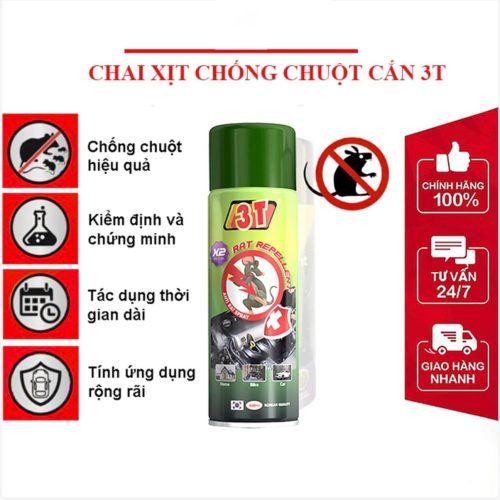 chai xịt chống chuột