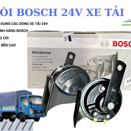 còi 24V xe tải Bosch chính hãng