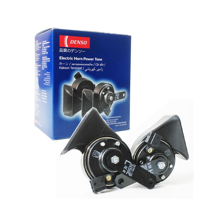 Còi ô tô sên Denso chính hãng 12V 1 jack cho xe Toyota sản xuất tại Indonesia. Jack zin cắm trực tiếp không chế dây - Ảnh 2